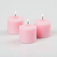 thumbnail image 2 of Richland Votive Candles Pink Unscented & Eastland Clear Square Votive Holders Set of 12, 2 of 2