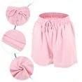 thumbnail image 4 of Unique Bargains Women's Flowy Running Shorts Casual High Waisted Workout Shorts Pink Size S, 4 of 6