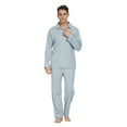 thumbnail image 2 of MintLimit Women's Solid Long Sleeve Button Up Shirt and Pants with Pockets Lounge Sleepwear Pajamas Set Pyjamas, 2 of 5
