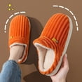 thumbnail image 5 of Zapatillas de algodón para hombre, parejas, interior, hogar, cálido, hogar, confinamiento en casa, zapatillas de lana, mujer, invierno, 5 of 5