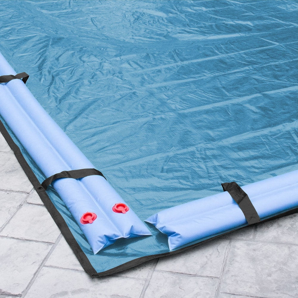 Pool Mate 10 Year Heavy-Duty Mesh Blue In-Ground Winter Pool Cover, 25 x 45 ft. Pool