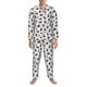thumbnail image 3 of Balery Poodle Dog Pijama para Hombre de Dos Piezas con Manga Larga, Conjunto de Dormir y Descanso Suave con Bolsillos-XX-Large, 3 of 7