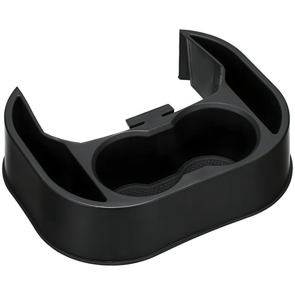 LULULION Back Seat Cup Holder for Car Black Plastic Strong Load Bearing Easy to Install