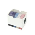 thumbnail image 4 of Wrapables Solid Color Washi Tape (Set of 5), 10mm x 5M, Storm, 4 of 5