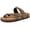 Grayish Brown, variant on Women's Clogs Shoes, Genuine Suede Sandals for Women with Arch Support and Adjustable Slide, Grayish Brown