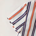 thumbnail image 4 of JAJAHO Boys Summer Outfits 2 Piece Set For Boy Short Sleeve Striped Button Up Shirt And Casual Shorts Matching Set For Kids 2-7Y Trendy Outfit, 4 of 7