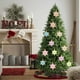thumbnail image 5 of Juego de 12 Adornos Navideños de Copos de Nieve | Estrellas de Jengibre Multicolor para Colgar | Decoración Ligera de Pvc para Árbol de Navidad | Regalos de Decoración Navideña para El Hogar, 5 of 6
