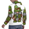 thumbnail image 6 of Wukai Fishing Gnome Print Men Hoodies Fleece Sweatshirts Long Sleeve Sweaters Pullover Fall Outfits Winter Clothes-XX-Large, 6 of 7