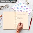 thumbnail image 5 of Haosy Cartoon Raindrop Notebooks 1-subject Journal 60 Sheets A5 College Ruled Paper Detachable Ring 8.3"x5.7", 5 of 8