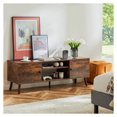 thumbnail image 5 of OCHAP TV Stand Cabinet Store Cabinets for 55'' TV, Wooden Furniture for Home Living Room, Office, Brown, 5 of 6