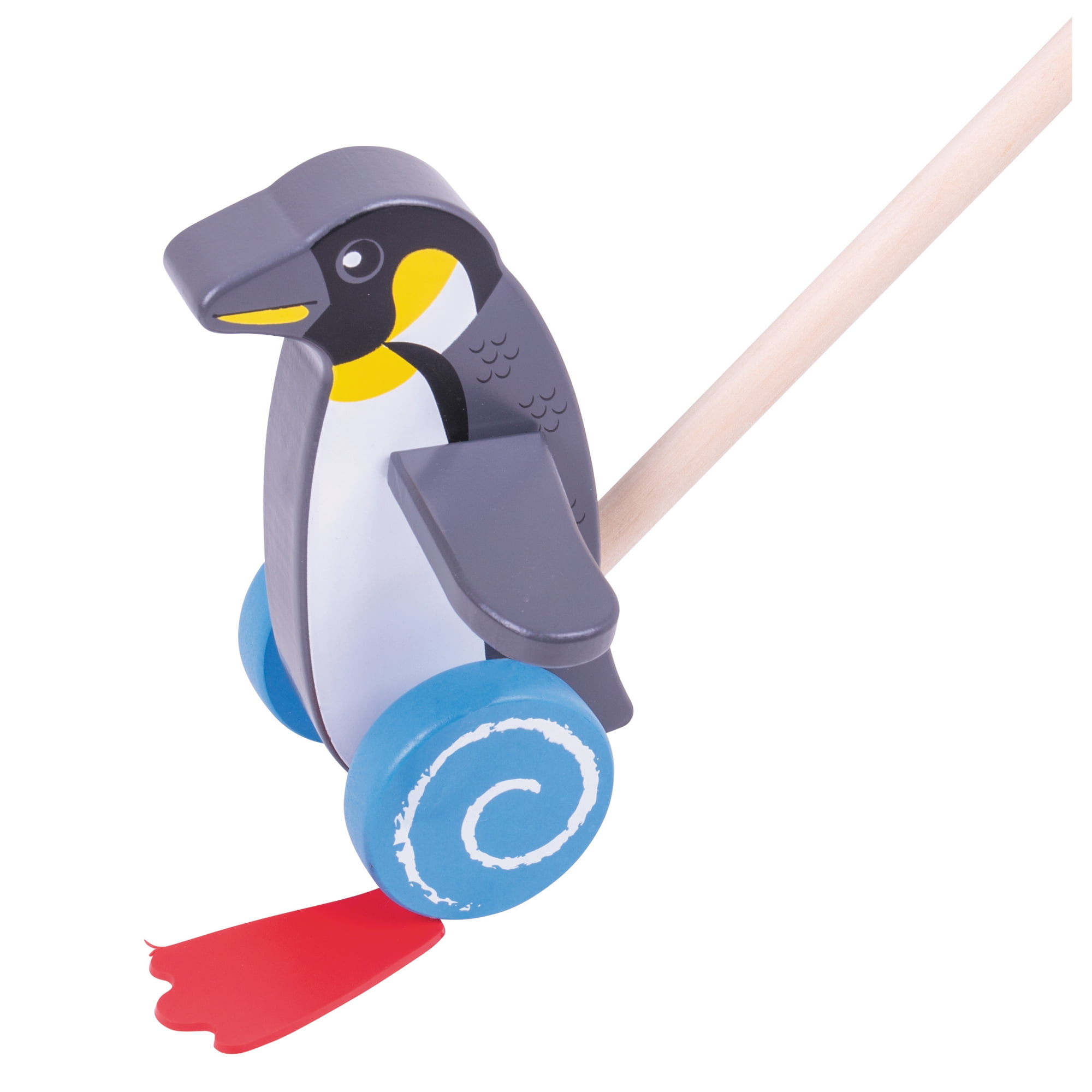 Bird Toy Penguin On Wheels 