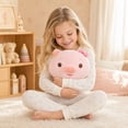 thumbnail image 5 of Pig Plush Doll, Soft Stuffed Animal Plush Toy For Kids Toddlers, 1 Pack Cute Pink Pig Plush Figure For Birthday Gift Home Decor, 5 of 5
