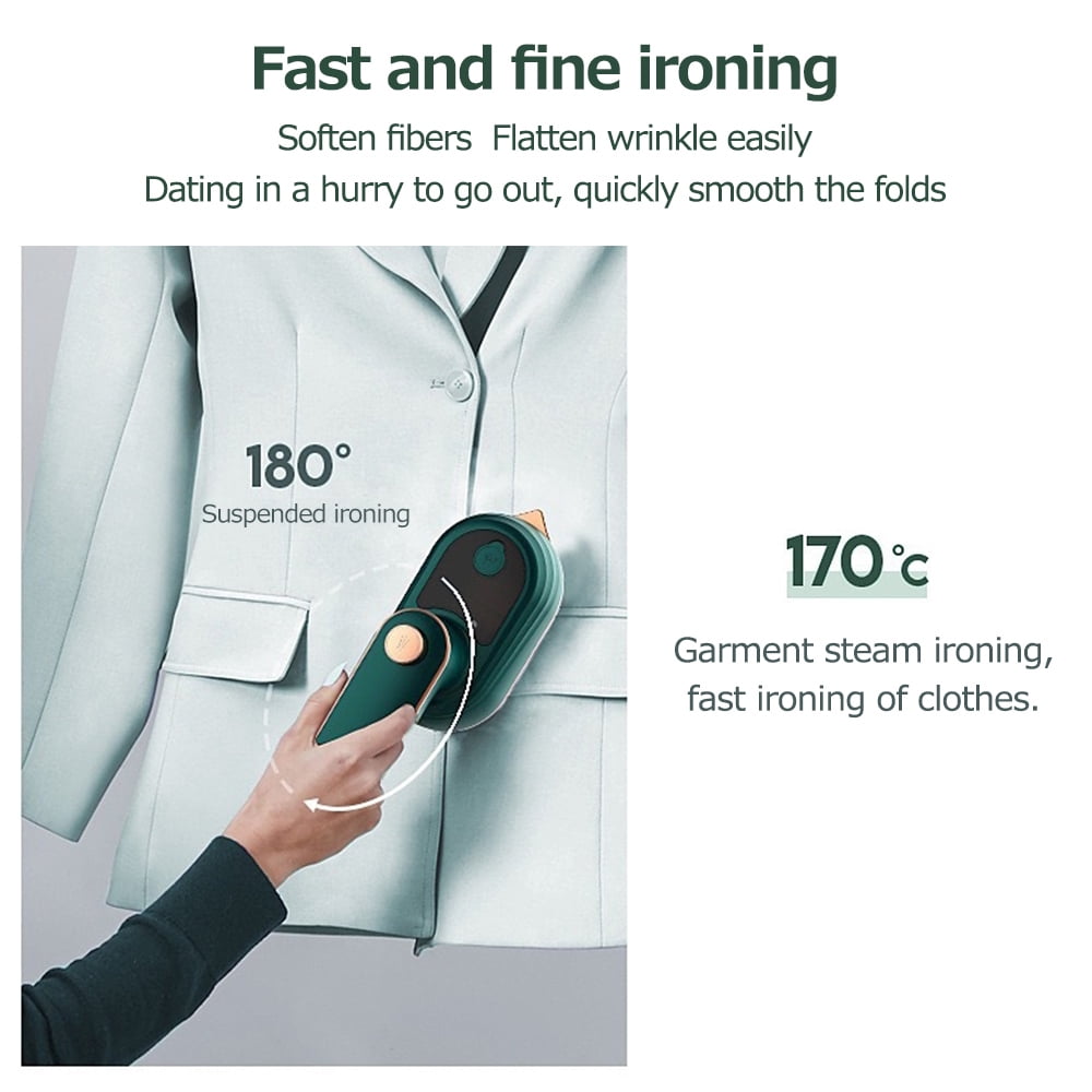 Garment Steamer Foldable Rotary Iron Machine 33W Traveling Handheld Portable Clothes Home Ironer
