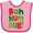 Pink and Fuchsia, variant on Inktastic Bah Humbug Boys or Girls Baby Bib