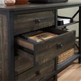 thumbnail image 3 of Pemberly Row Small Credenza in Engineered Wood-Carbon Oak, 3 of 15