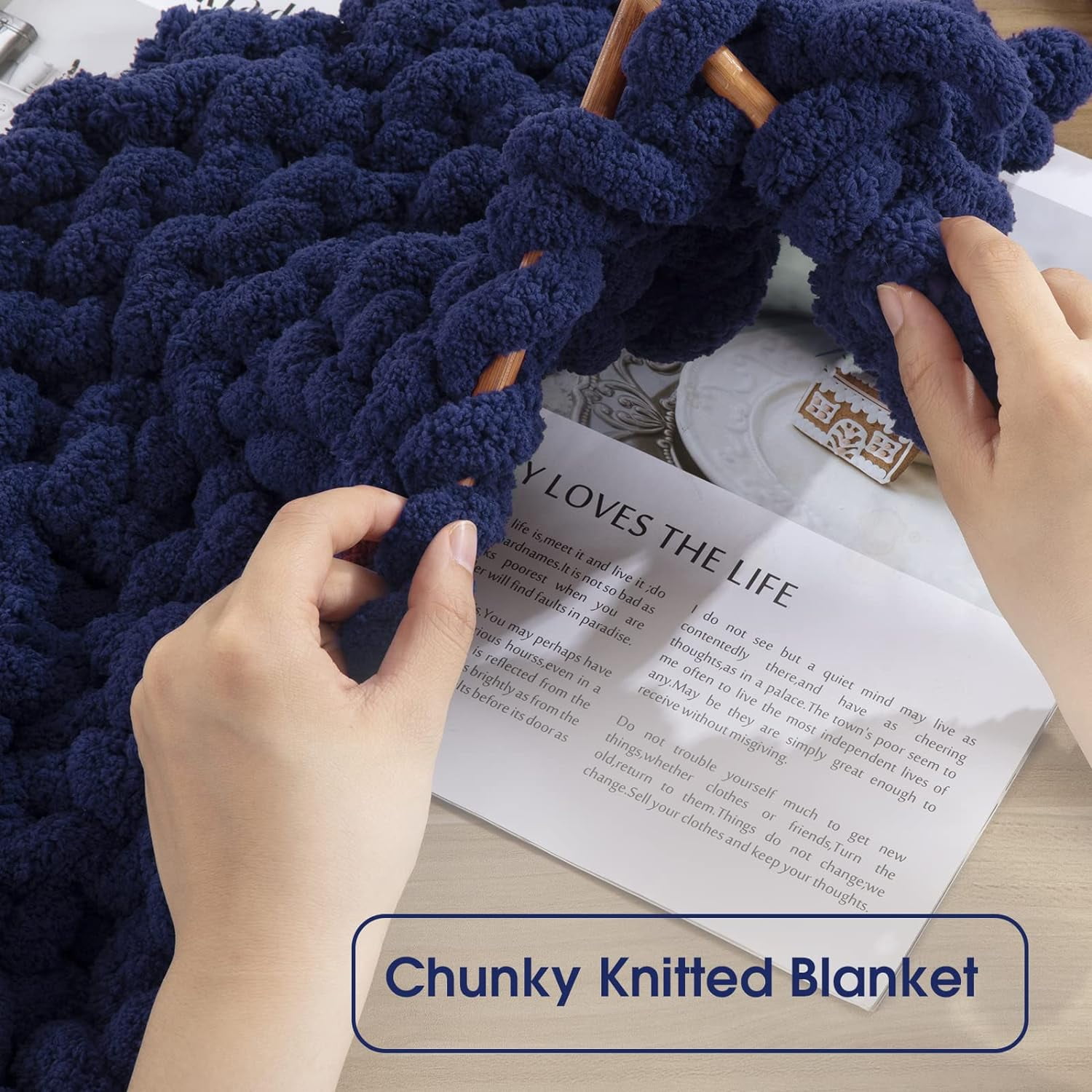 8Pcs Assorted Chunky Yarn for Crocheting,Super Bulky Large Soft Fluffy Yarn,Plush Fuzzy Yarn,Thick Chenille Yarn for Hand Knitting/Arm Knitting(27yds,8 oz Each Skein)