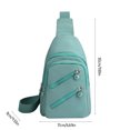 thumbnail image 4 of InsCrazy Crossbody Bags for Women Strap Bag with Strap Hiking Multipurpose Chest Bag for Travel Outdoor Sports, 4 of 9