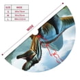 thumbnail image 3 of Lsque Lake Forest Dinosaur A Print Christmas Tree Skirt, Tree Skirt with Ties or Velcro, Perfect for Holiday Decorations, Halloween, and New Year-30", 3 of 7