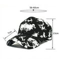thumbnail image 2 of Baqcunre Baseball Cap, Spring And Autumn Tie Dye Baseball Cap European And American Fashion Men's Cap Foreign Trade Outdoor Sun Visor Hat, Womens Baseball Caps, Sun Hats for Women, 2 of 3