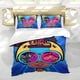 thumbnail image 5 of Chica Luna Conjunto de sábanas temático, trío de piezas, cómodo y amigable con la piel, diseño único, regalo de decoración para el hogar para familiares, amigos y fans,173cm *218cm, 5 of 6