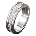 thumbnail image 5 of HANXIULIN Couple Princess Cut Diamond Set Ring Fashion Women Engagement Wedding Jewelry, 5 of 5
