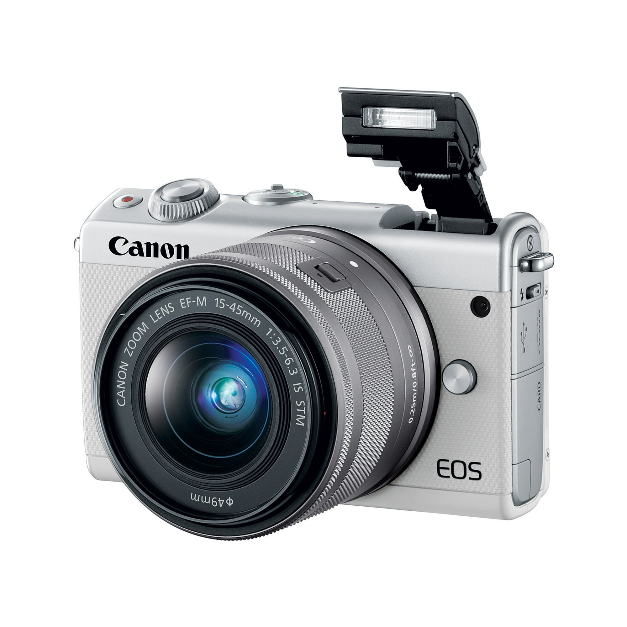 Canon EOS M100 Mirrorless Camera w/ 15-45mm Lens Wi-Fi, Bluetooth