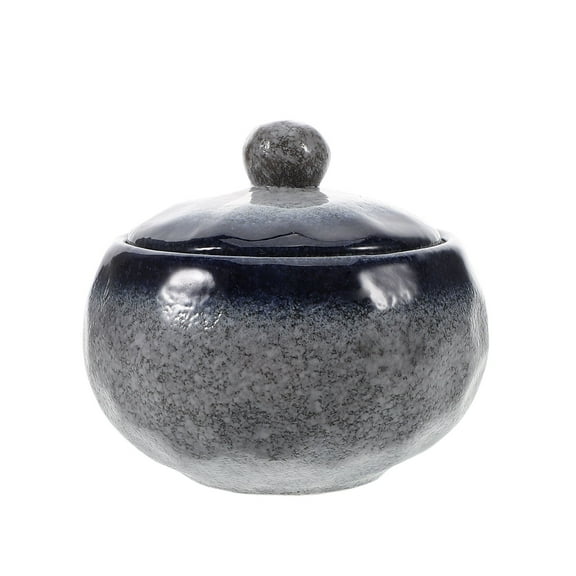 Masteelf Small Ceramic Stew Pot with Lid Japanese Style Cooking Pot for One-Person Meals Steaming and Soups Ceramic Small Stew Pot Soup Mug