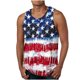 thumbnail image 2 of Camiseta sin mangas de cuello redondo para hombre, ropa de ocio, fitness, para el hogar, pijamas, camiseta con estampado de moda a color, blusa deportiva de poliéster para hombre, 2 of 5