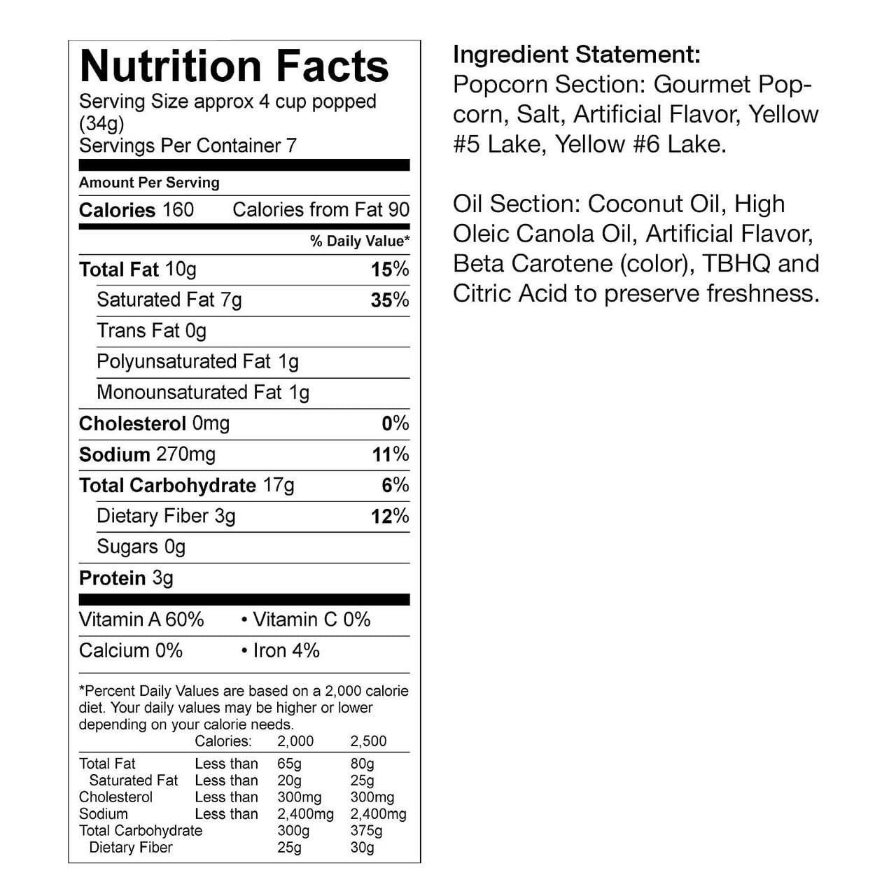 Product Of Gold Medal Mega Pop Popcorn Kit (6 Oz. Kit, 36 Ct.) - For Vending Machine, Schools , parties, Retail Stores