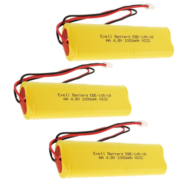 3pc Exit Lighting Battery Lithonia Exit Sign DAA650BX4 Flat Pack FAST