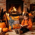 thumbnail image 4 of PiGOGI Thanksgiving Pillow Covers Pumpkin Maple Leaf Print Throw Pillow Cases Fall Cushion Covers Soft Home Decor for Sofa Bedroom, 4 of 7
