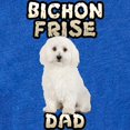 thumbnail image 2 of CafePress - Bichon Frise Dad - Cute Infant Baby Football Bodysuit, 2 of 3