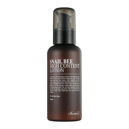 Benton Snail Bee High Content Lotion, 4.06 Fl Oz (Best High End Moisturizer For Dry Skin)