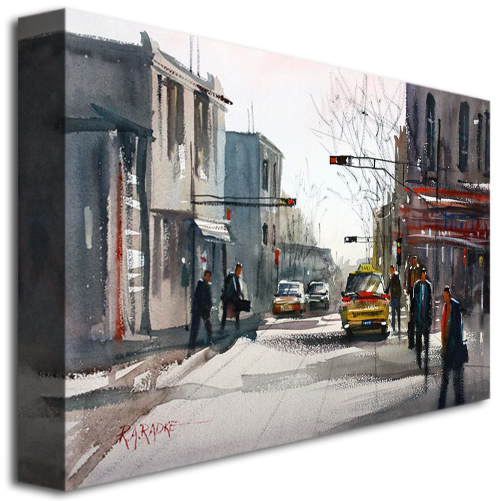 Trademark Art "Taxi" Canvas Art by Ryan Radke