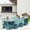 Green, variant on SHIBAILI Blue Gradient Non - Inflatable Family & Kids Swimming Pool with Metal Frame,Foldable (102×66×20 in)