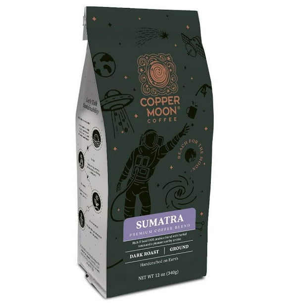 Copper Moon Sumatra Blend Ground Coffee, Dark Roast, 12 Oz Walmart