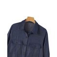 thumbnail image 2 of Gomelly Ladies Jean Midi Dresses Long Sleeve Denim Shirt Dress Loose Women Fashion Party Button Down Dark Blue XS, 2 of 4