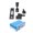 B, variant on Sewing Machine Needle Positioning Guide Double Needle Machine Needle Gauge Set for Thin Thick Fabric Sewing Project