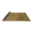 thumbnail image 2 of Ahgly Company Indoor Square Abstract Brown Modern Area Rugs, 4' Square, 2 of 4