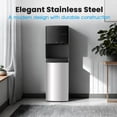 thumbnail image 3 of Bottom Loading Water Dispenser with Compressor Cooling,Stainless Steel Body & Aluminum Moto,High Dispensing Area, Safety Lock, 3 of 5