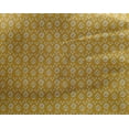 thumbnail image 4 of oneOone Georgette Viscose Yellow Fabric Geometric Bandhani Sewing Craft Projects Fabric Prints By Yard 42 Inch Wide, 4 of 4