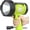 Green, variant on Rechargeable Spotlight Flashlight with 1500 Lumen LED, Handheld Bright Outdoor Spot Light Searchlight for Boating, Camping
