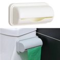 thumbnail image 4 of Bag Trash Bag Organizer Plastic Punch Free Wall Mount Garbage Bag Dispenser Holder For Home Kitchen, 4 of 8
