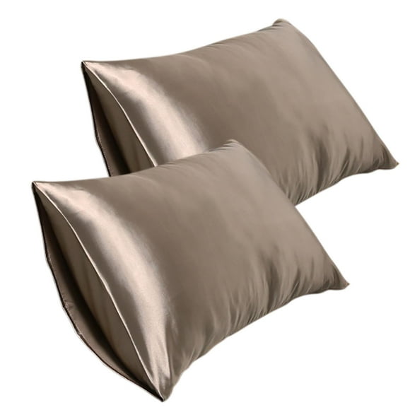 Dvkptbk Pillow Covers 20*25 Inch Satin Pillowcase, Imitation Silk Pillowcase (2pc) Home Decor on Clearance