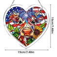 thumbnail image 3 of Tong Heart Shaped Cattle Puzzle Hanger Designed For Home And Appeal, 3 of 6