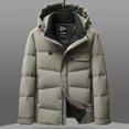 thumbnail image 2 of Chaqueta corta de plumas para hombre, ropa de diseñador de lujo, ropa de protección contra el frío de invierno 2024, abrigo grueso con capucha, precio alto, 2 of 5