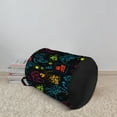thumbnail image 6 of Colorful Paw Print Foldable Round Laundry Basket - Large Capacity Storage Bin for Dorms and Bedrooms | Space-Saving Collapsible Design, 6 of 10