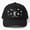 Black, variant on Astronaut on the Moon Baseball Cap, Planets and Stars Space Scene Design, Classic Hat