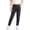 Black, variant on WQNVRNR Girls Stretchy Leggings Fall Comfortable Slim Fit Elastic Waist Casual Pants Light Blue 13 Years