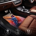 thumbnail image 6 of Honeii Vibrant Hummingbird Watercolor Art Print Car Foot Mat Four-Piece Set - Front & Rear Universal Car Floor Mats for SUVs, Trucks, Sedans, 6 of 7